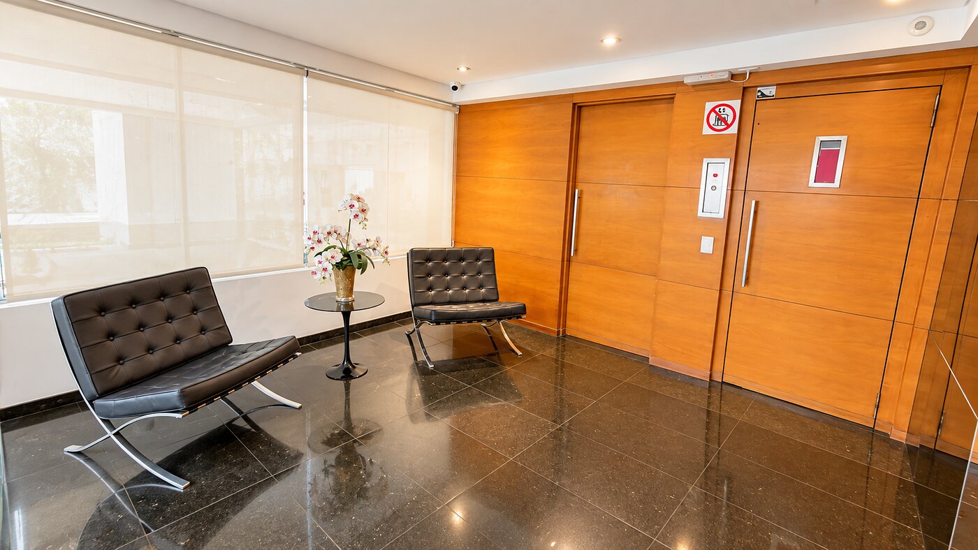 Hall de entrada do prédio
