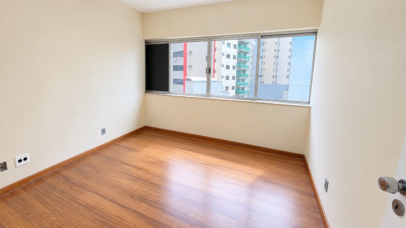 Quarto com vista para a cidade